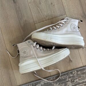 Converse Women's Cream High-Top Sneakers